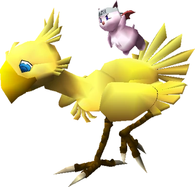 Chocobo & Moogle portrait